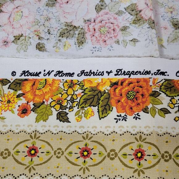 Vintage 70s House 'N Home Fabric & Draperies, Inc. - 2 Pieces - Picture 8 of 10